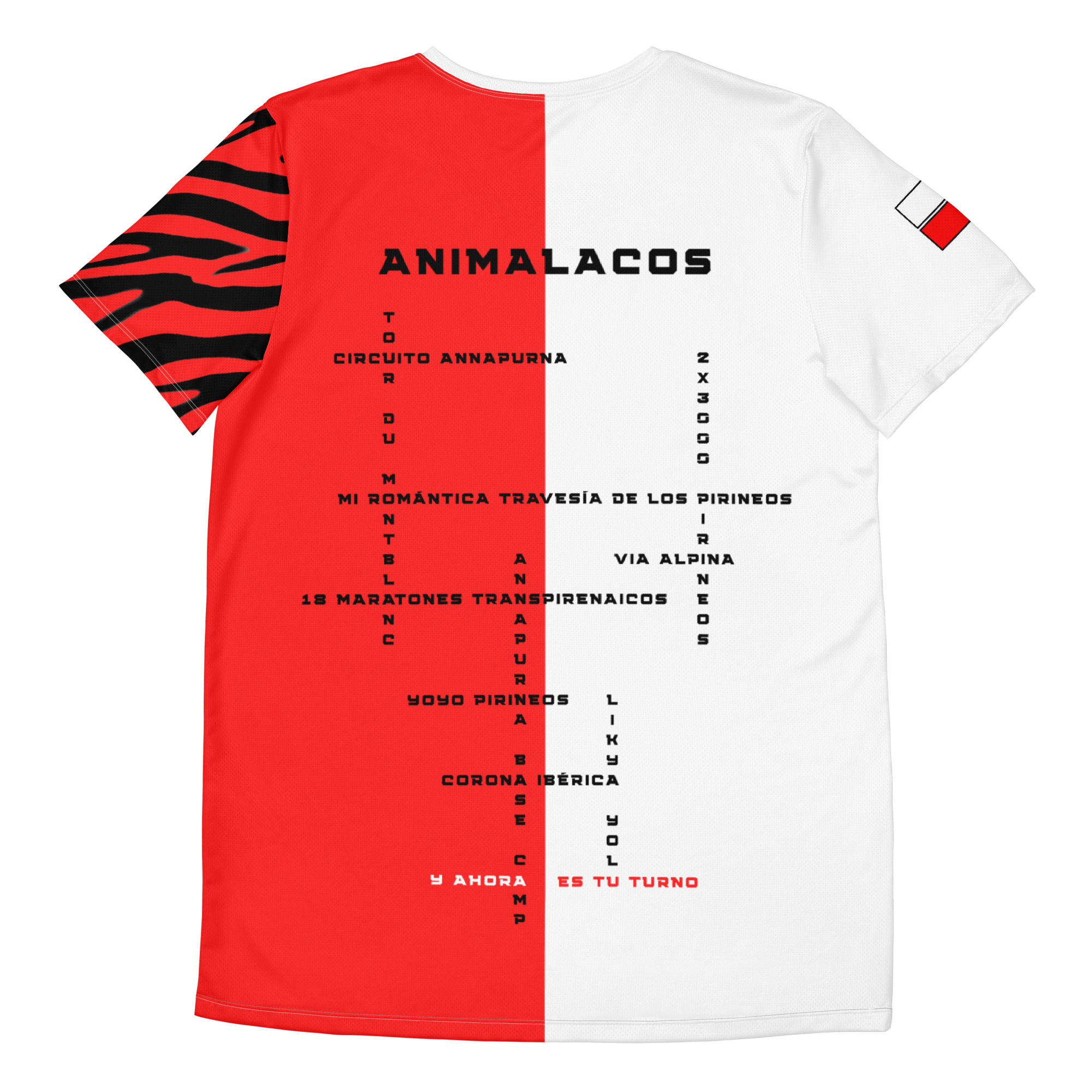Camiseta técnica GR ANIMALACOS espalda
