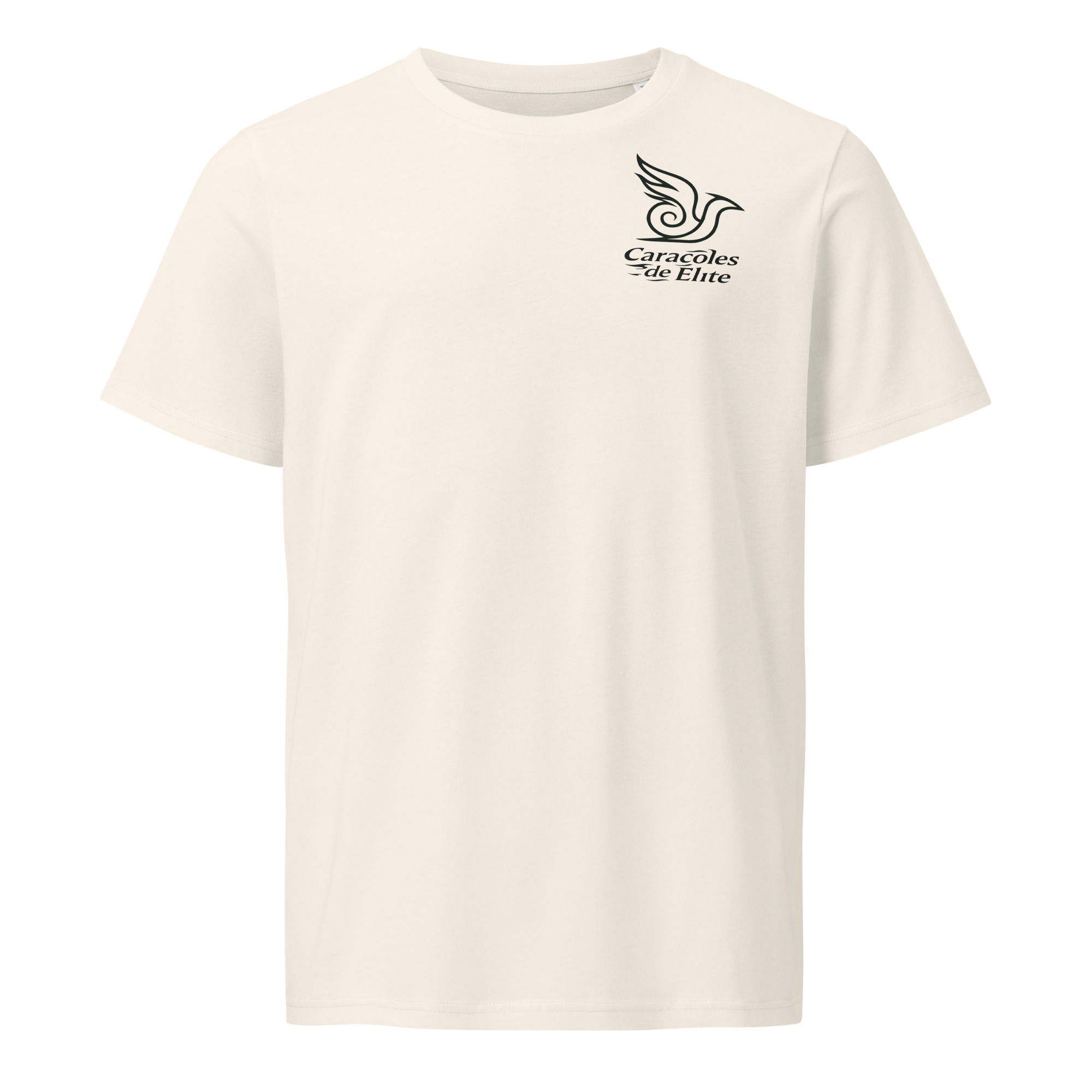 Camiseta Caracoles de Élite vintage white frontal